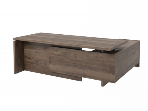 Стол FB-121L.DD левый. Фурнитура ЧЕРНАЯ.