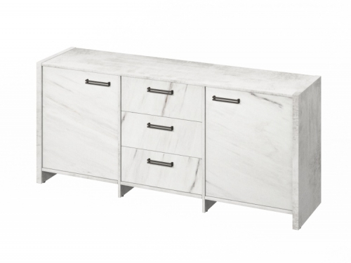 Тумба трехсекционная FB-13-01.G. Фурнитура ЧЕРНАЯ