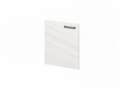 Дверь низкая ЛМДФ FB-011L.G левая. Фурнитура ЧЕРНАЯ