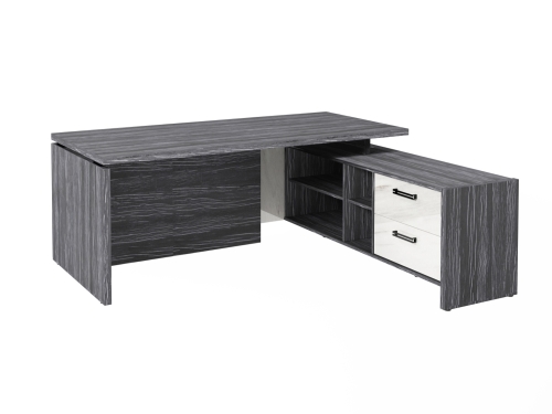 Стол FB-119R.GG правый. Фурнитура ЧЕРНАЯ