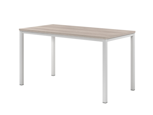Стол на металлокаркасе Lite CL-31 (Дуб "Сантана светлый"/каркас белый)