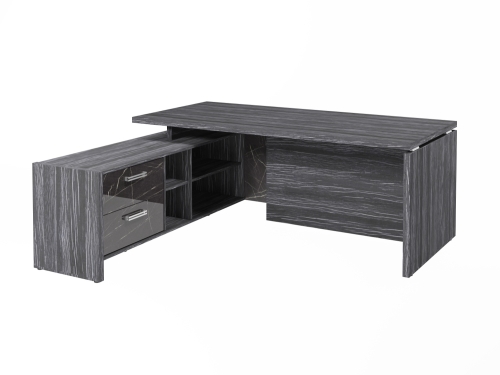 Стол FI-119L.GG левый. Фурнитура INOX