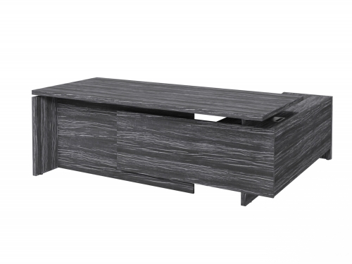 Стол FB-121L.DD левый. Фурнитура ЧЕРНАЯ.