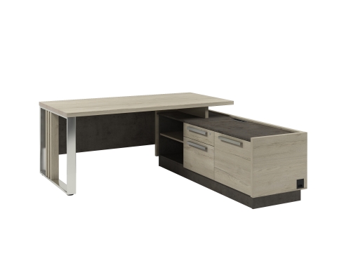 Стол Z-418пр.1000 правый с блоком розеток