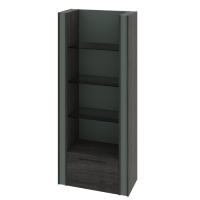 Стеллаж со стеклянными полками и ящиком G-70