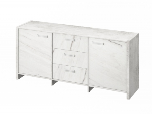 Тумба трехсекционная FI-13-01.G. Фурнитура INOX