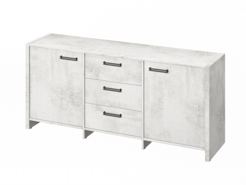 Тумба трехсекционная FB-13-01.D. Фурнитура ЧЕРНАЯ