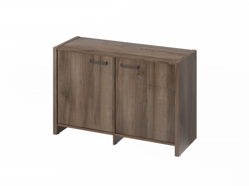 Тумба двухсекционная FB-12-02.D. Фурнитура ЧЕРНАЯ