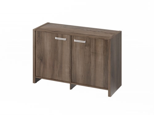 Тумба двухсекционная FI-12-02.D. Фурнитура INOX