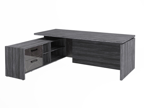 Стол  FB-121L.GG левый. Фурнитура ЧЕРНАЯ