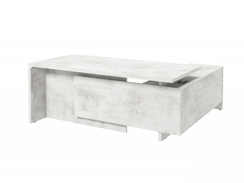 Стол FB-119L.DD левый. Фурнитура ЧЕРНАЯ