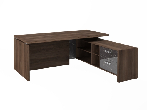 Стол FI-119R.GG правый. Фурнитура INOX