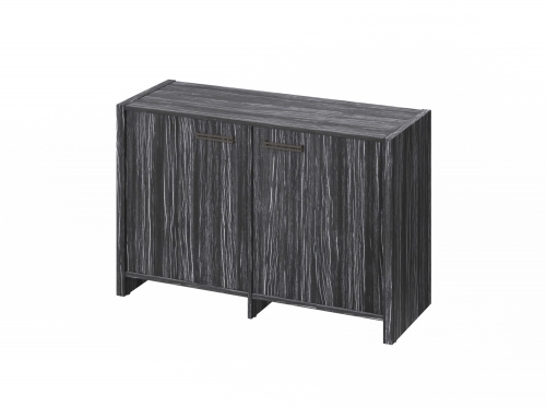 Тумба двухсекционная FB-12-02.D. Фурнитура ЧЕРНАЯ