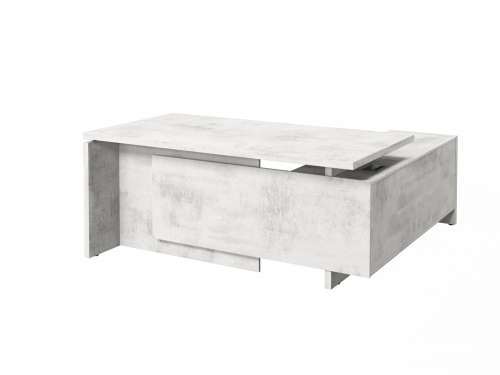 Стол FB-117L.DD левый. Фурнитура ЧЕРНАЯ