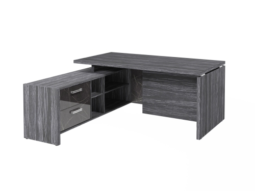 Стол FI-117L.GG левый. Фурнитура INOX