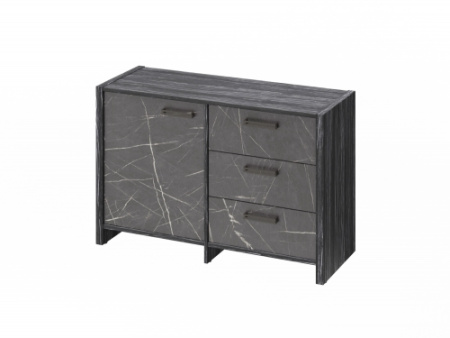 Тумба двухсекционная FB-12-01.G. Фурнитура ЧЕРНАЯ