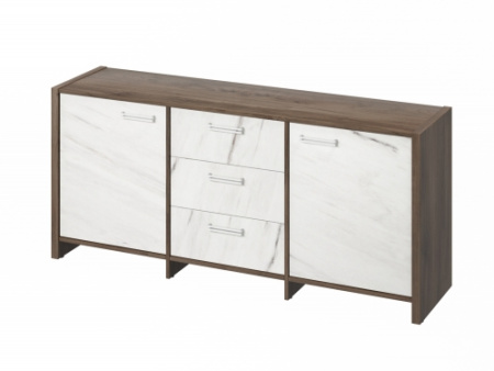 Тумба трехсекционная FI-13-01.G. Фурнитура INOX