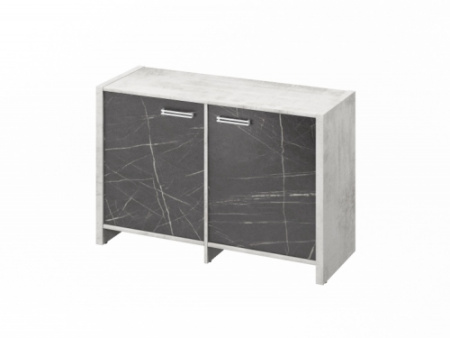 Тумба двухсекционная FI-12-02.G. Фурнитура INOX