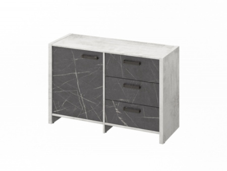 Тумба двухсекционная FB-12-01.G. Фурнитура ЧЕРНАЯ