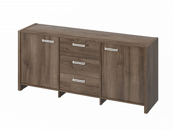 Тумба трехсекционная FI-13-01.D. Фурнитура INOX