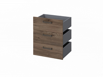 Комплект из 3 ящиков, фасады ЛДСП FB-124.D