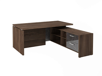 Стол FI-117R.GG правый. Фурнитура INOX