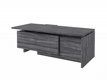 Стол FB-121R.DD правый. Фурнитура ЧЕРНАЯ