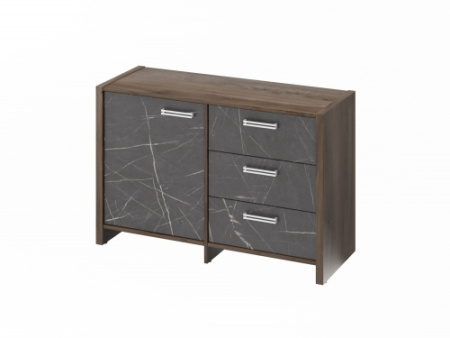 Тумба двухсекционная FI-12-01.G. Фурнитура INOX