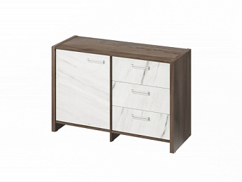 Тумба двухсекционная FI-12-01.G. Фурнитура INOX