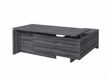 Стол FB-119L.DD левый. Фурнитура ЧЕРНАЯ