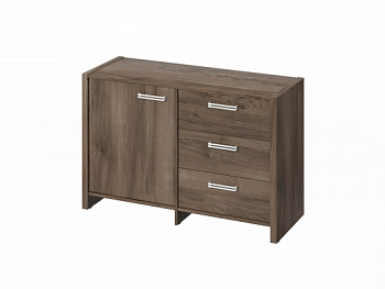 Тумба двухсекционная FI-12-01.D. Фурнитура INOX