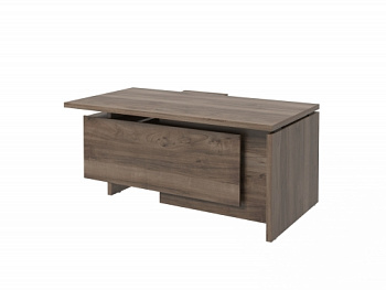 Стол FB-117R.DD правый. Фурнитура ЧЕРНАЯ