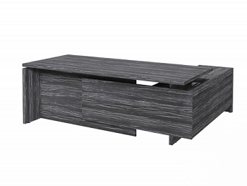 Стол FB-121L.DD левый. Фурнитура ЧЕРНАЯ.