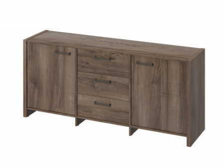 Тумба трехсекционная FB-13-01.D. Фурнитура ЧЕРНАЯ