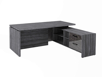 Стол FB-119R.GG правый. Фурнитура ЧЕРНАЯ