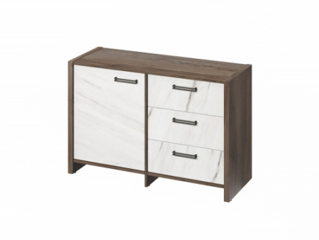 Тумба двухсекционная FB-12-01.G. Фурнитура ЧЕРНАЯ