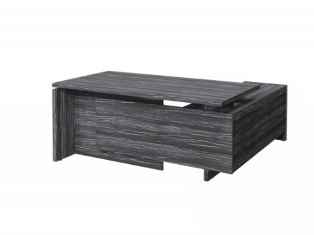 Стол FB-117L.DD левый. Фурнитура ЧЕРНАЯ