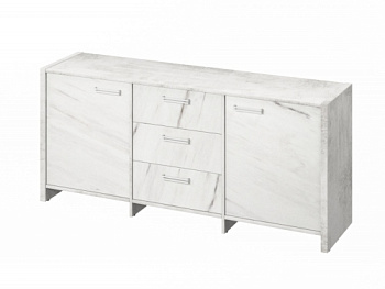 Тумба трехсекционная FI-13-01.G. Фурнитура INOX