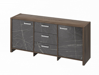 Тумба трехсекционная FI-13-01.G. Фурнитура INOX