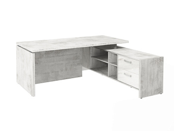 Стол FI-119R.GG правый. Фурнитура INOX