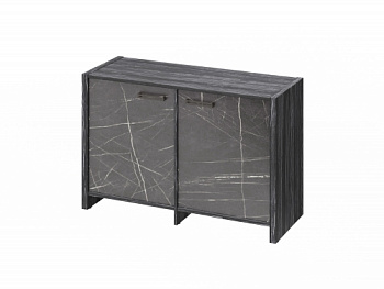 Тумба двухсекционная FB-12-02.G. Фурнитура ЧЕРНАЯ