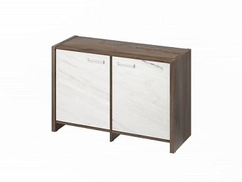 Тумба двухсекционная FI-12-02.G. Фурнитура INOX