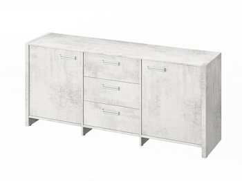 Тумба трехсекционная FI-13-01.D. Фурнитура INOX