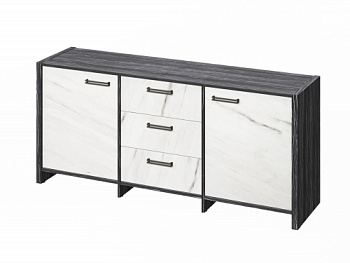 Тумба трехсекционная FB-13-01.G. Фурнитура ЧЕРНАЯ