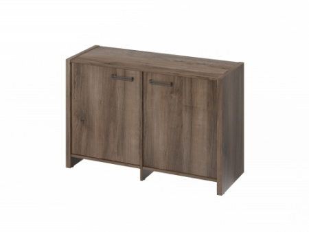 Тумба двухсекционная FB-12-02.D. Фурнитура ЧЕРНАЯ