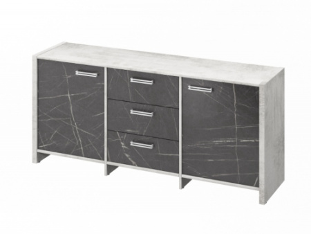 Тумба трехсекционная FI-13-01.G. Фурнитура INOX