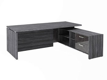 Стол FI-121R.GG правый. Фурнитура INOX