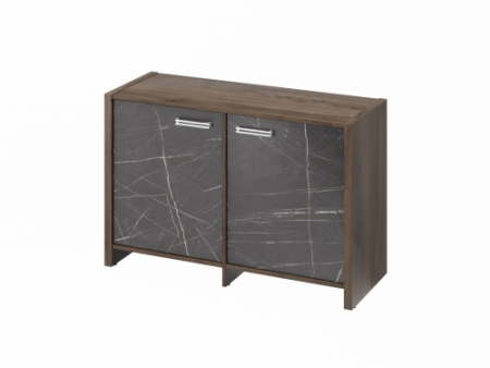 Тумба двухсекционная FI-12-02.G. Фурнитура INOX