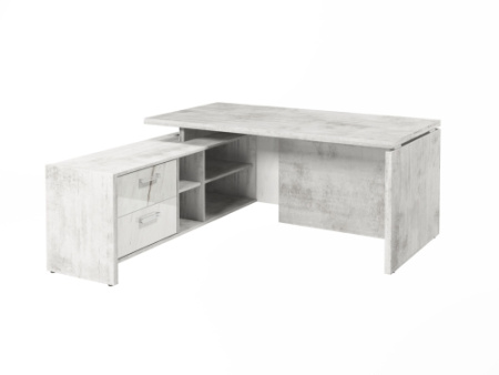 Стол FI-117L.GG левый. Фурнитура INOX