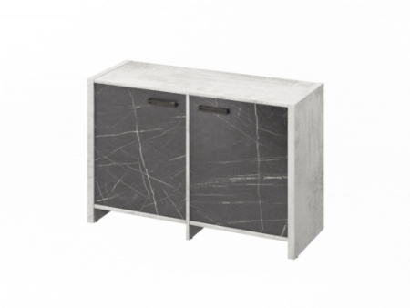 Тумба двухсекционная FB-12-02.G. Фурнитура ЧЕРНАЯ